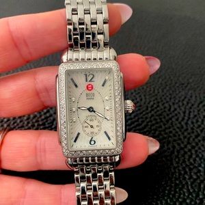 Michelle Watch deco park diamond.  Stainless steel with diamonds